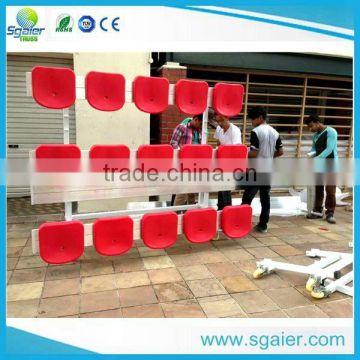 2016 china manufacturer mobile bleachers seating system for school