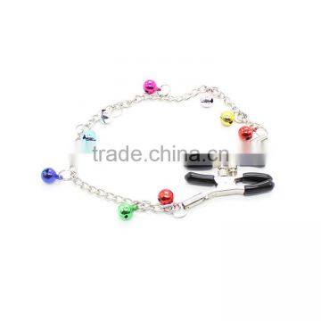 WOMAN SEX TOYS NIPPLE STRETCHER WITH BELLS NIPPLE STRETCHER WITH STEEL CHAIN WOMAN SEX TOYS NIPPLE STRETCHER WHOLESALE photo-2