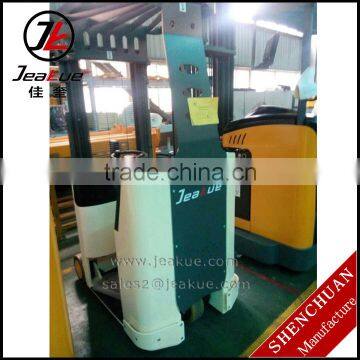 2017 Hot Sale 1T Narrow Aisle Three-way Electric Forklift photo-3