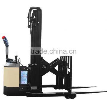 Good Quality 1.5 Ton Reach Electric Stacker Forklift photo-3
