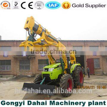 Electric Pole Erecting Crane & Digging Hole From DAHAI Factory photo-2