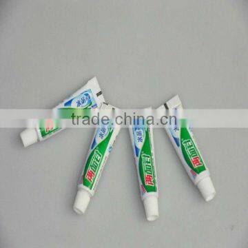 Travel toothpaste tube