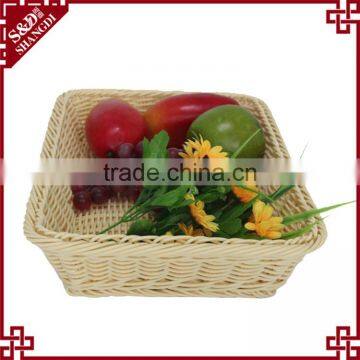 PE Rattan Crafts Supermarket Display Basket for Fruit and Vegetable photo-2