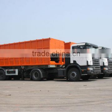 sinotruk 3 axles semi-trailer garbage truck