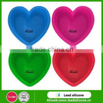 100% Food Grade Recycling Heart Combination Shape Silicone Cake Mold photo-6
