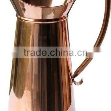 SOLID COPPER PITCHER JUG FDA