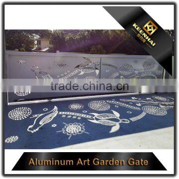 Modern Laser Cut Design Main Aluminum Entrance Door for Villa photo-4