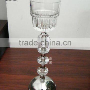 Glass Goblet Candle Holder for Home Decoration photo-1