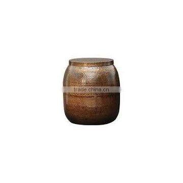 Patina Metal Stool