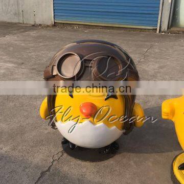 FO-FS05 Fiberglass Chicken Sculpture photo-3