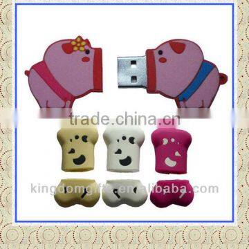 Cute Pigs Design Silicone USB