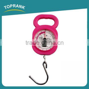 Cheap Promotional Gift Travel Hanging Hook Scale Capacity 35Kg Portable Mini Electronic Balance Pocket Digital Luggage Scale photo-3