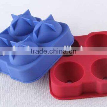 Spherical Shell Square Silicone Ice Cube Mold Ice Container photo-3