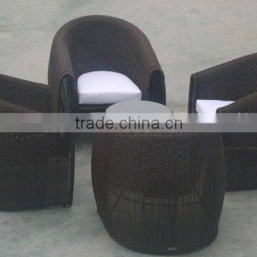 2011 new rattan outdoor tea(coffee) table with chair