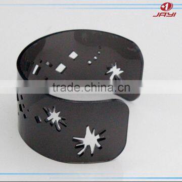 China Factory Fashion Acrylic Lucite Plexiglass Fashion Couple Bracelet and Bangle for Sell photo-4