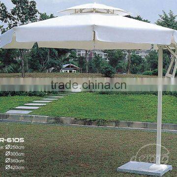cheap aluminum round side post umbrella