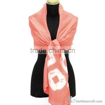 Authentic Silk Scarf, Handmade 100% in Vietnam, Various Color and Pattern photo-5