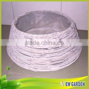 Eco-friendly household large round bamboo / natural rattan basket