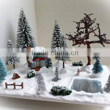 Miniature Christmas Village Scene - Miniature Christmas Vignette photo-4