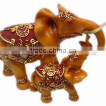 Resin family elephant souvenirs