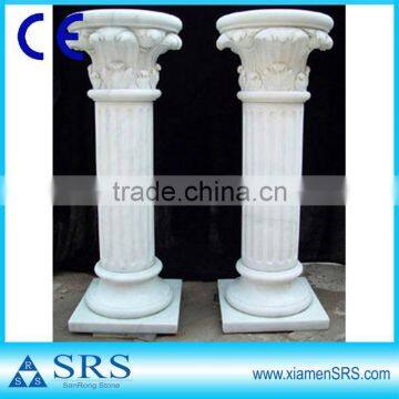 Popular White marble decorative roman columns