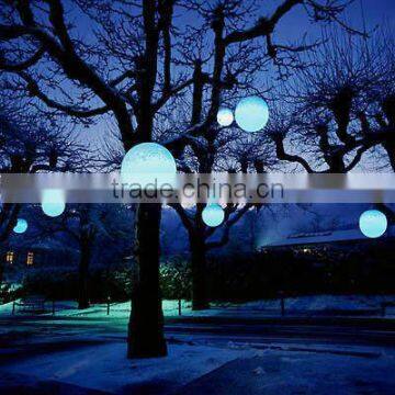 Hot sales RGB waterproof lighting led ball, modern outdoor hanging christmas ball plastic lighting led ball lighting