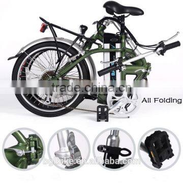 20 Inch Electric Folding Bicycle With 250w Bushless Hub Motor photo-6