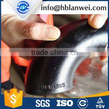 carbon steel butt welded oil and gas pipeline pipe fittings