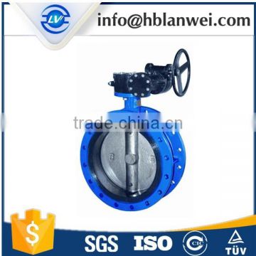 Ductile Iron High Performance Worm Gear Double Flange Butterfly Valve D341X-16