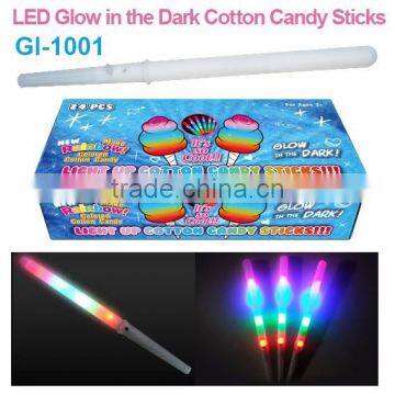 2015 LED Glow in the Dark Cotton Candy Sticks