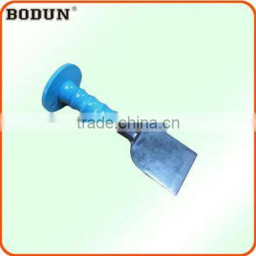 H6018 Flat cold chisel with blue round rubber handle
