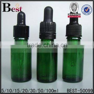 10ml 30ml 50ml 100ml China Green Glass Dropper Bottle Hot Products Cosmetic Packaging Essential Oil Glass Dropper Bottle photo-4