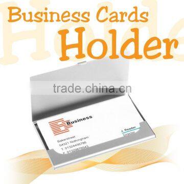 Hot Metal Business Card Holder Credit Slim Snap Shut Pocket Wallet photo-2