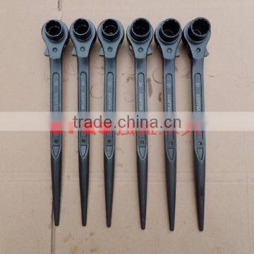 Scaffolders Wrenches Double Size 19/21mm CRV Ratcheting Spanners