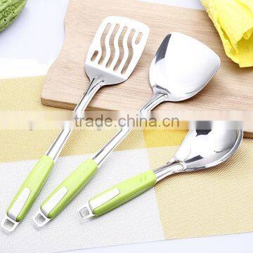 Long Handle Kitchen Cooking Slotted Turner BYX03 photo-5