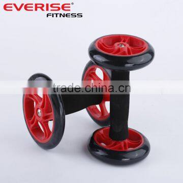 Core Strength Double Wheels Ab Trainer Wheel Roller photo-4