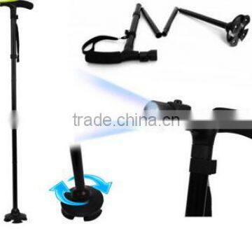 multi-function magic folder working stick cane with led