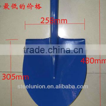 shovel with steel handle