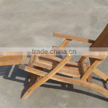 Solid Wood Beach Chair / Folding Leisure Chair photo-4