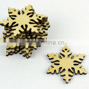 Wood Snow Slices for Christmas Tree Decoration photo-3