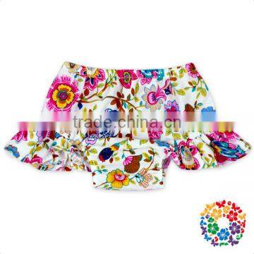 Toddler Girl Shorts Yiwu Clothing Factory Printing Pattern Design Icing Ruffle Shorts