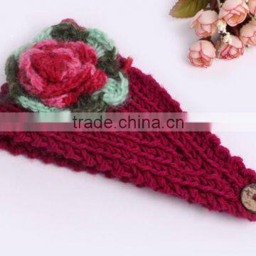 Hot Sell Stock Crochet Head Wraps Crochet Knit Headwrap photo-2