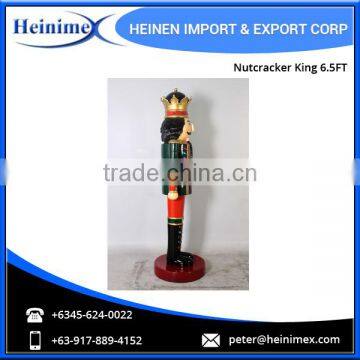 Automotive Lacquer Finish 6.5FT Fiberglass Nutcracker King photo-5