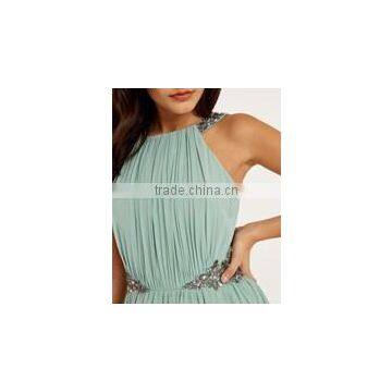 Fresh Green High Low Puffy Prom Dress photo-4