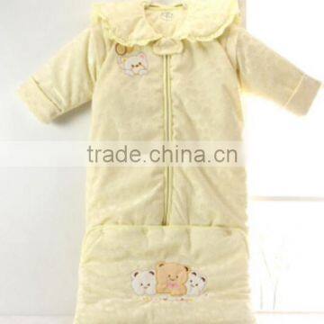100% Cotton Anti Kicking Infant Baby Child Foot Sleeping Bag for Four Seasons photo-3