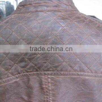 Lapel Badges Leather Wear Blouses Slim PU Jackets Women's Clothing photo-4