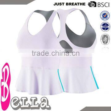 elastane active sportswear,custom sublimation print dress bella tank top