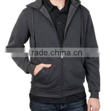 Men's Long Sleeve Fleece Lined Zip-up Hoodie photo-5