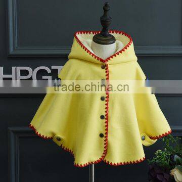 HOT Bulk Wholesale Kids Clothing Girls Christmas Cotton Windproof Poncho With Cartoon Labelling photo-2