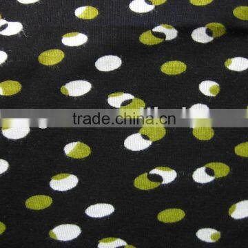 92% Rayon 8% spandex jersey printed fabric